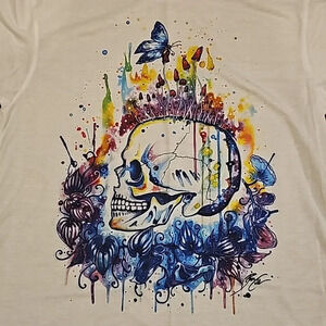 Fungal skull tshirt
